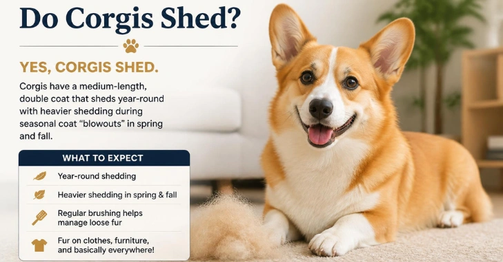 Why Do Corgis Shed So Much?