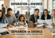 Separation vs Divorce: How Legal Status, Money, Children, and Benefits Differ Separation vs Divorce
